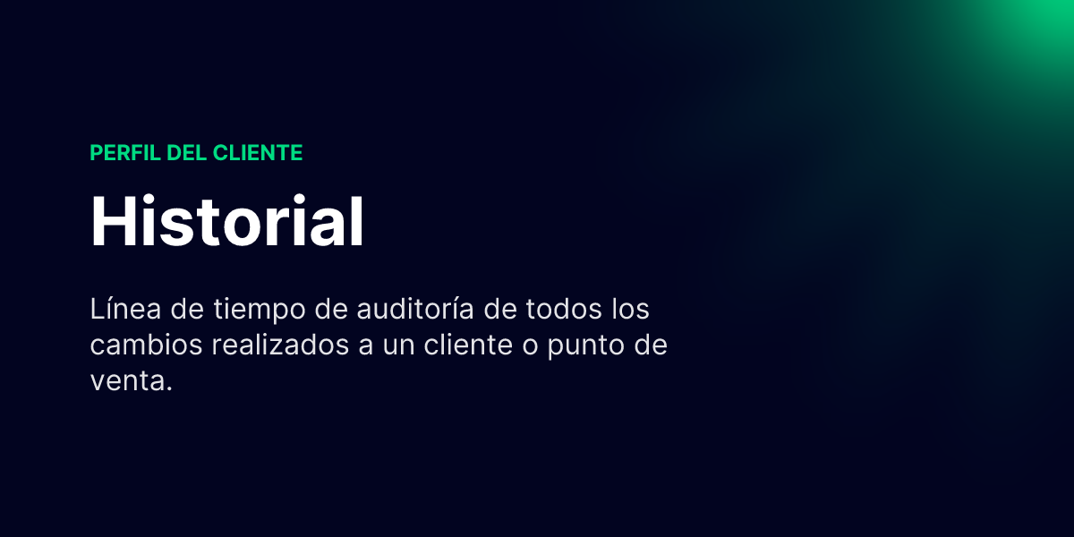 Historial - WiseParts Docs