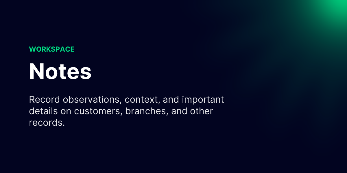 Notes - WiseParts Docs