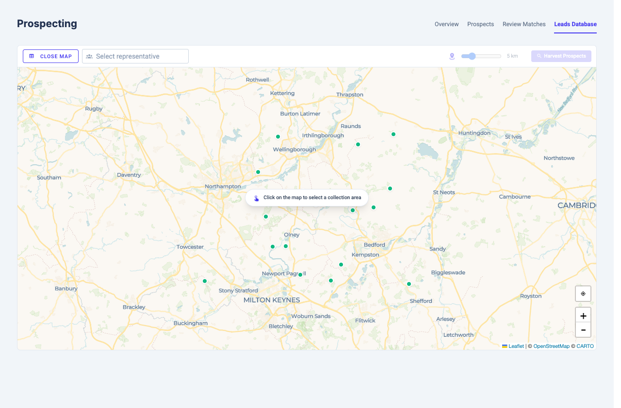 Using the Prospecting Map